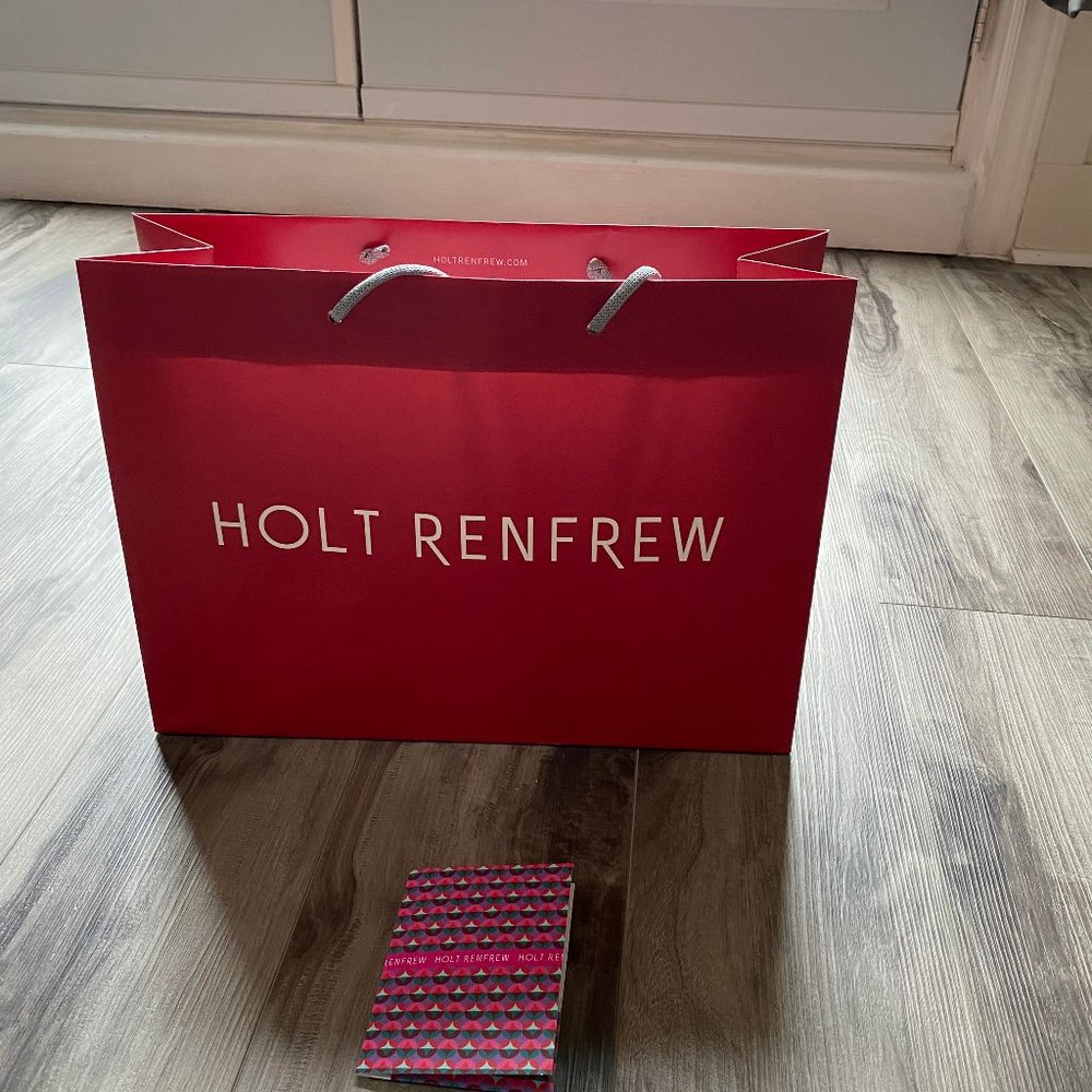 Large Holt Renfrew Shopping Bag and Receipt Envelop